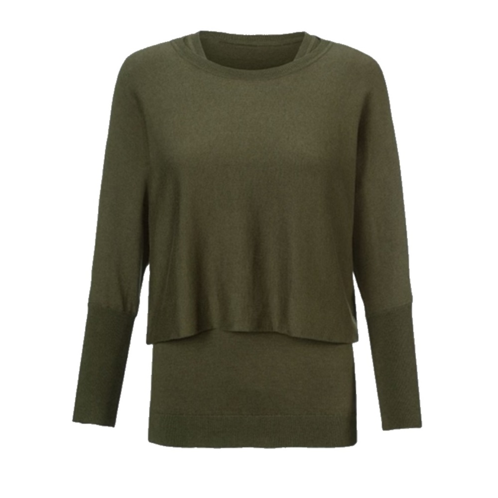 CABi Olive Green Women's Sweater